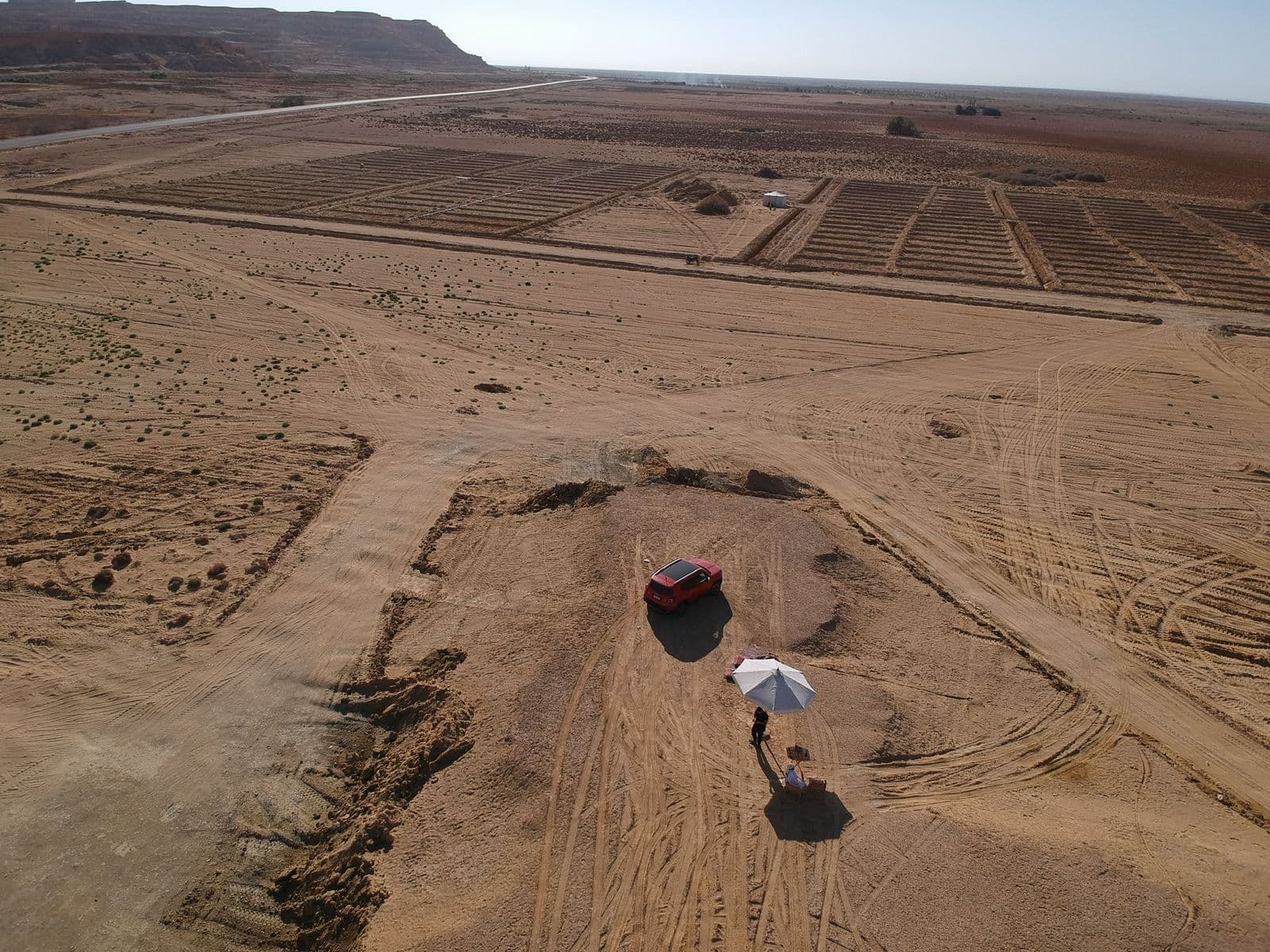 Ziwa land service road - Plot 01 view